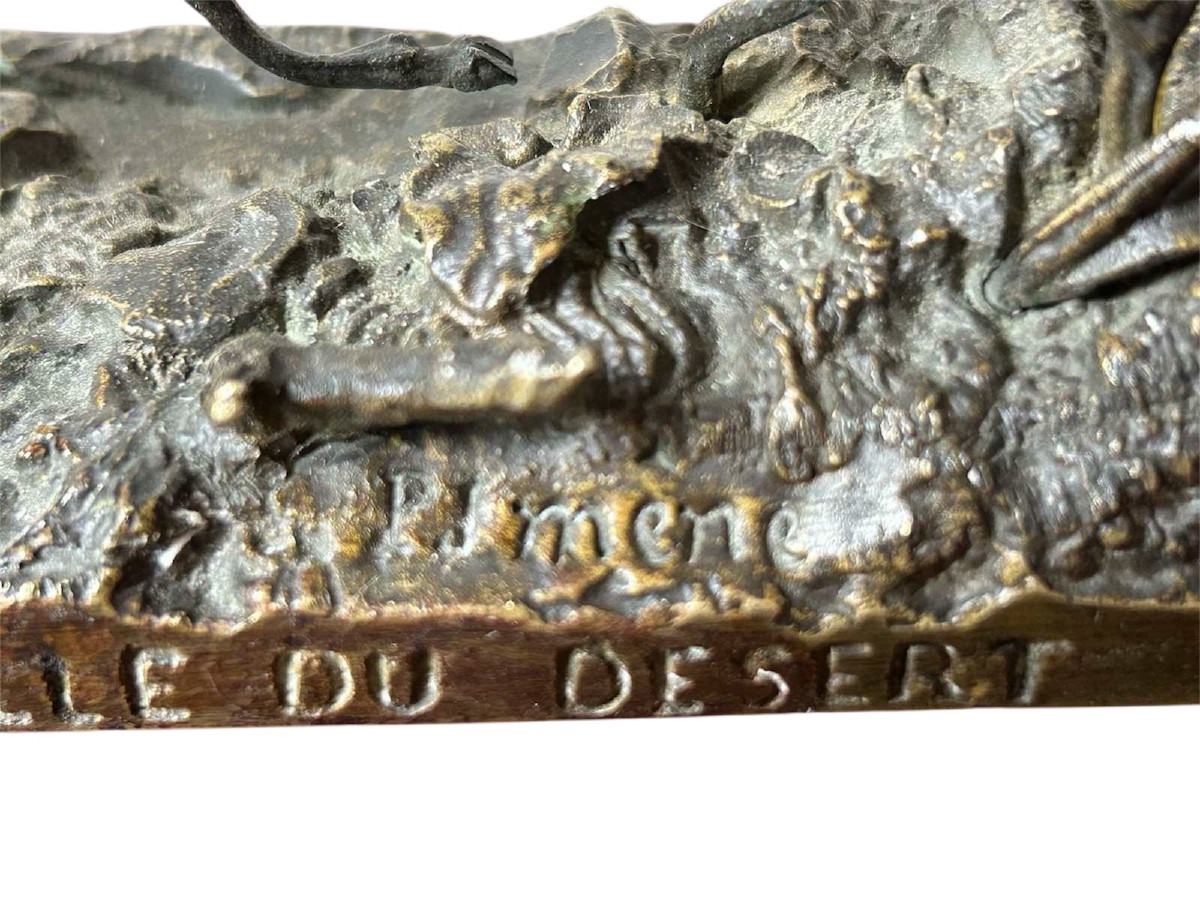 Bronze Animal Pj Mêne. Gazelle.-photo-1