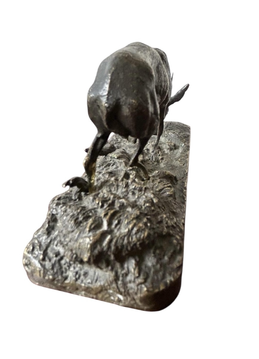 Bronze Animal Pj Mêne. Gazelle.-photo-4