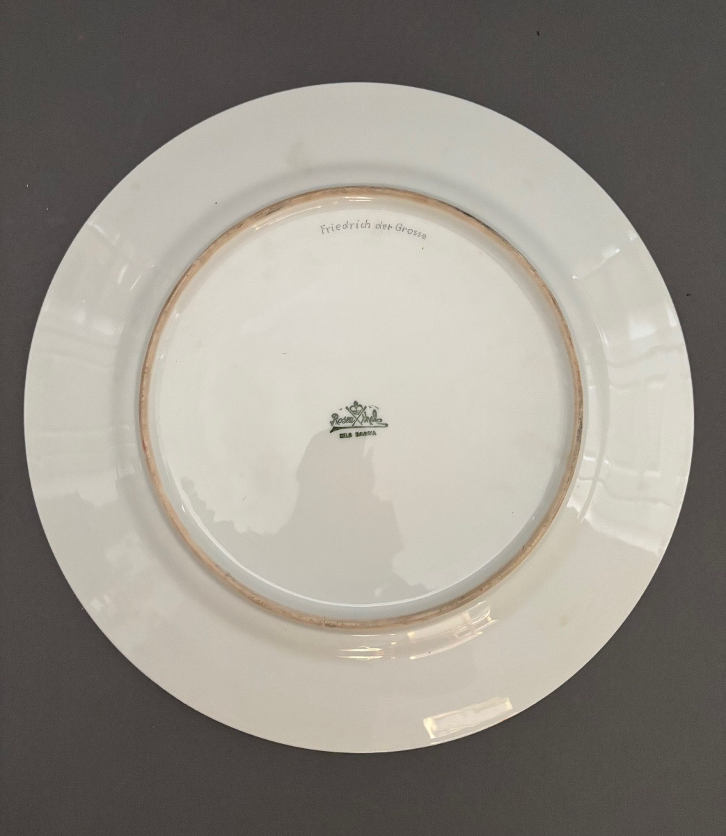 Assiette allemande. XIXe siècle.-photo-4