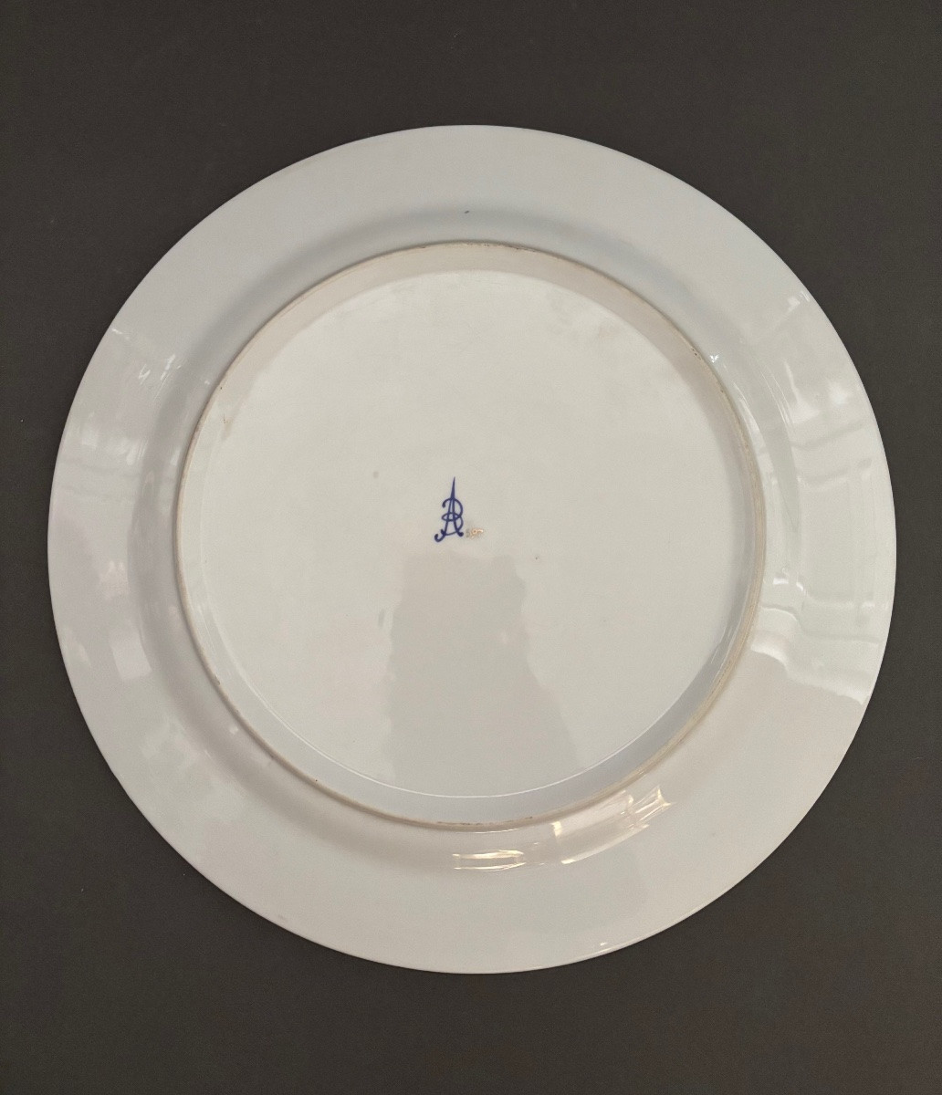 Assiette. Russie XIXe siècle.-photo-1