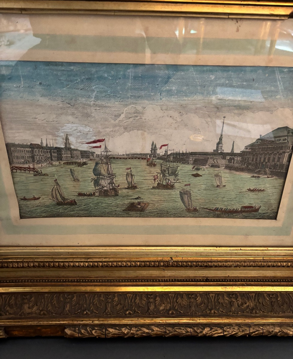 Gravure. Russie du XVIIIe siècle.-photo-3