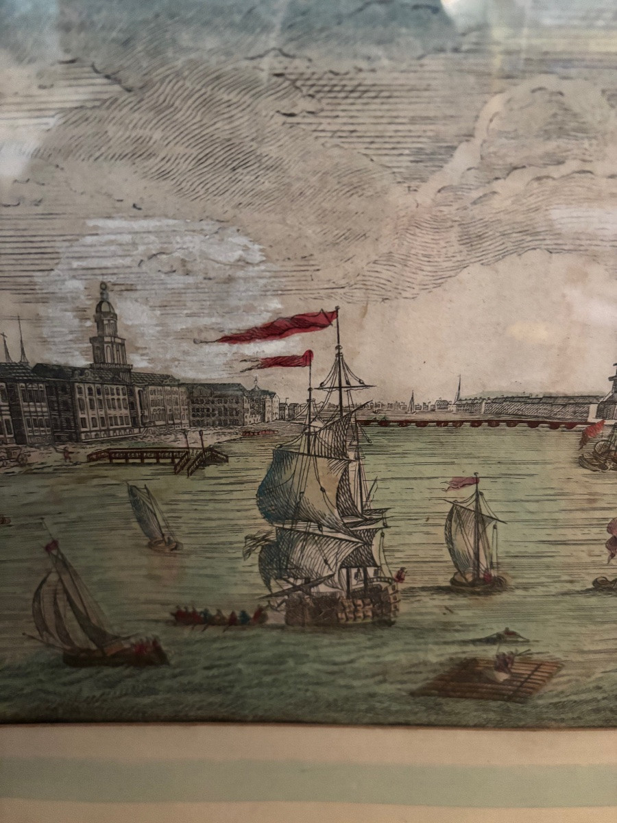 Gravure. Russie du XVIIIe siècle.-photo-1