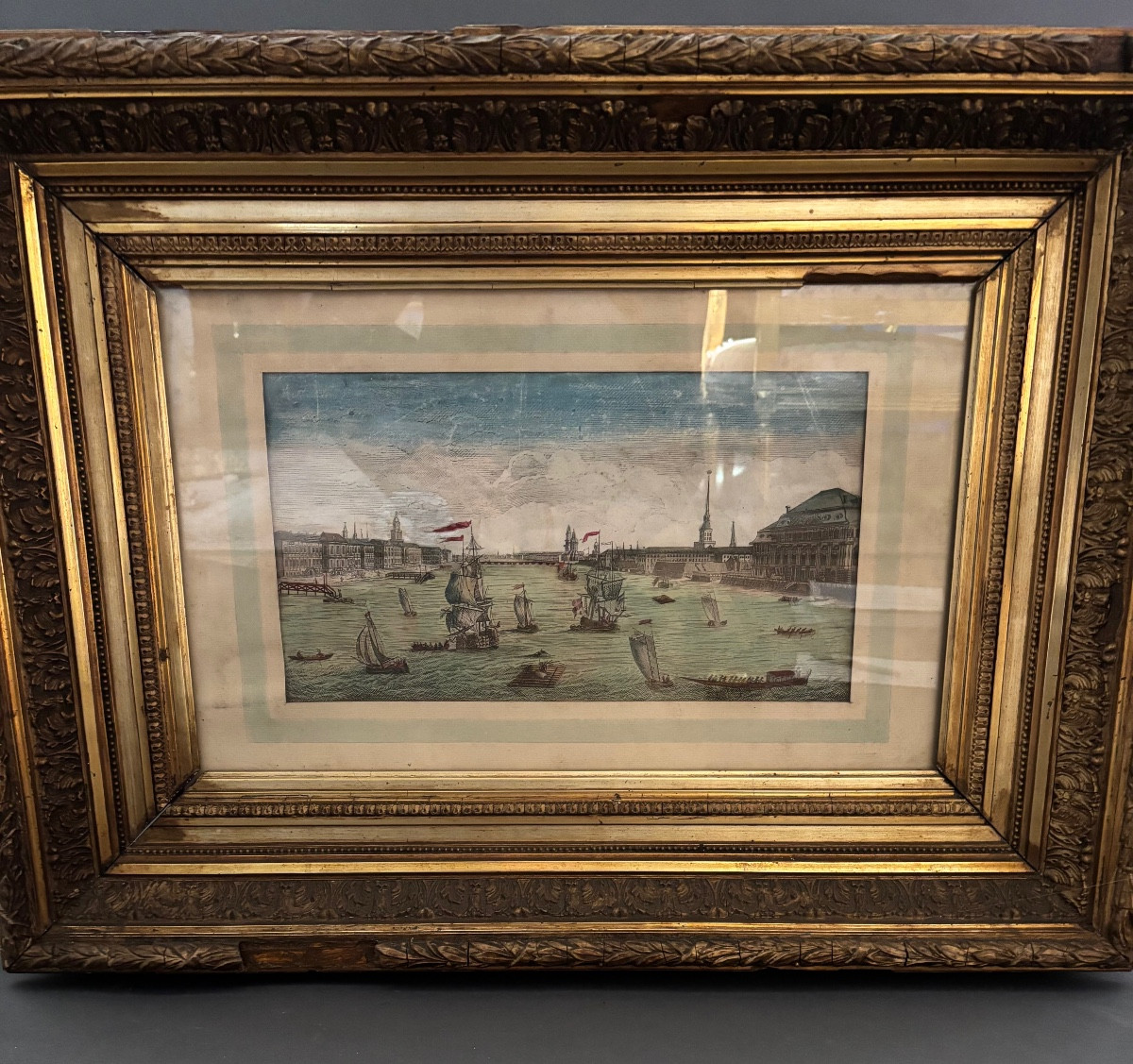 Gravure. Russie du XVIIIe siècle.