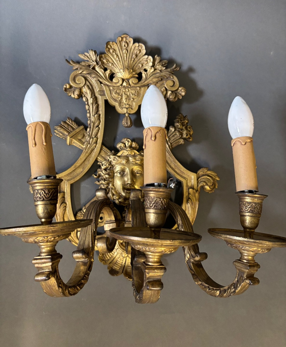 Grande applique. XIXe siècle.-photo-2