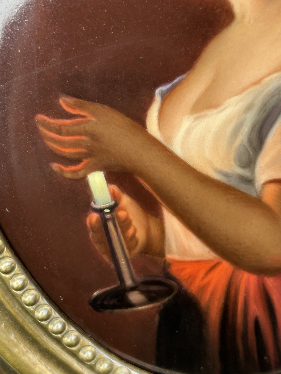 Peinture, porcelaine. Allemagne.-photo-2