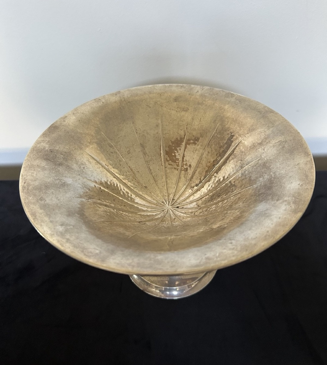 Vase en argent avec coraux.-photo-4