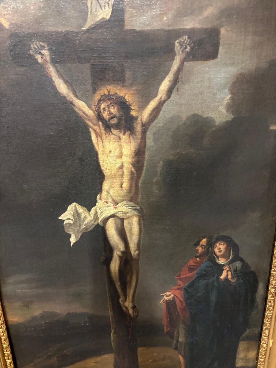 19th-century Painting. Christ,-photo-2