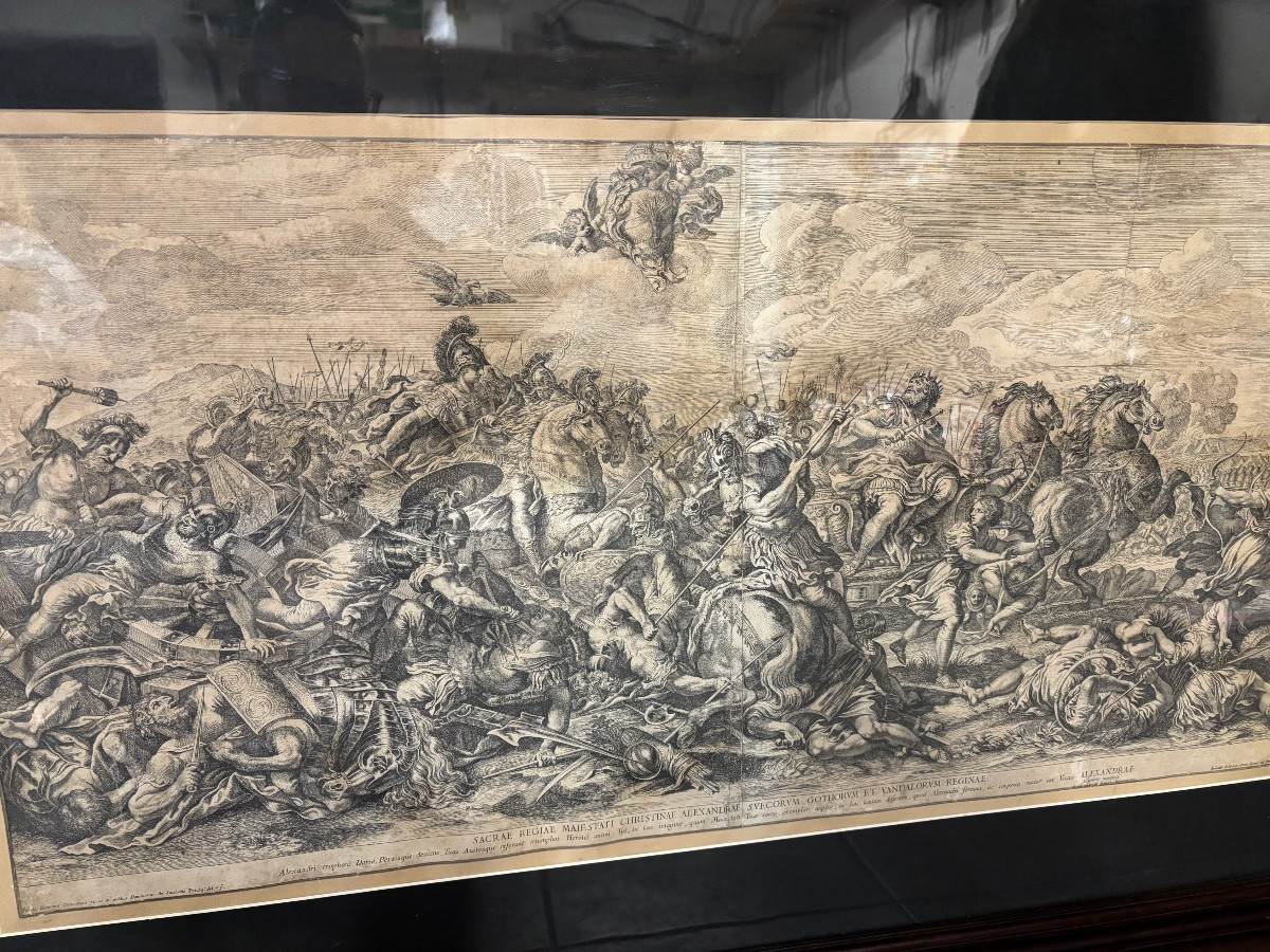 Gravure de Jacob de Rubeis. Italie du XVIIe siècle.-photo-2