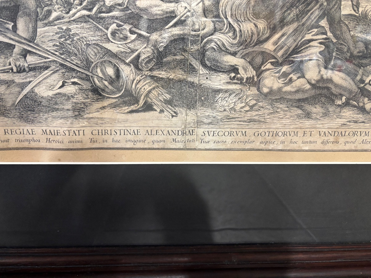 Gravure de Jacob de Rubeis. Italie du XVIIe siècle.-photo-4