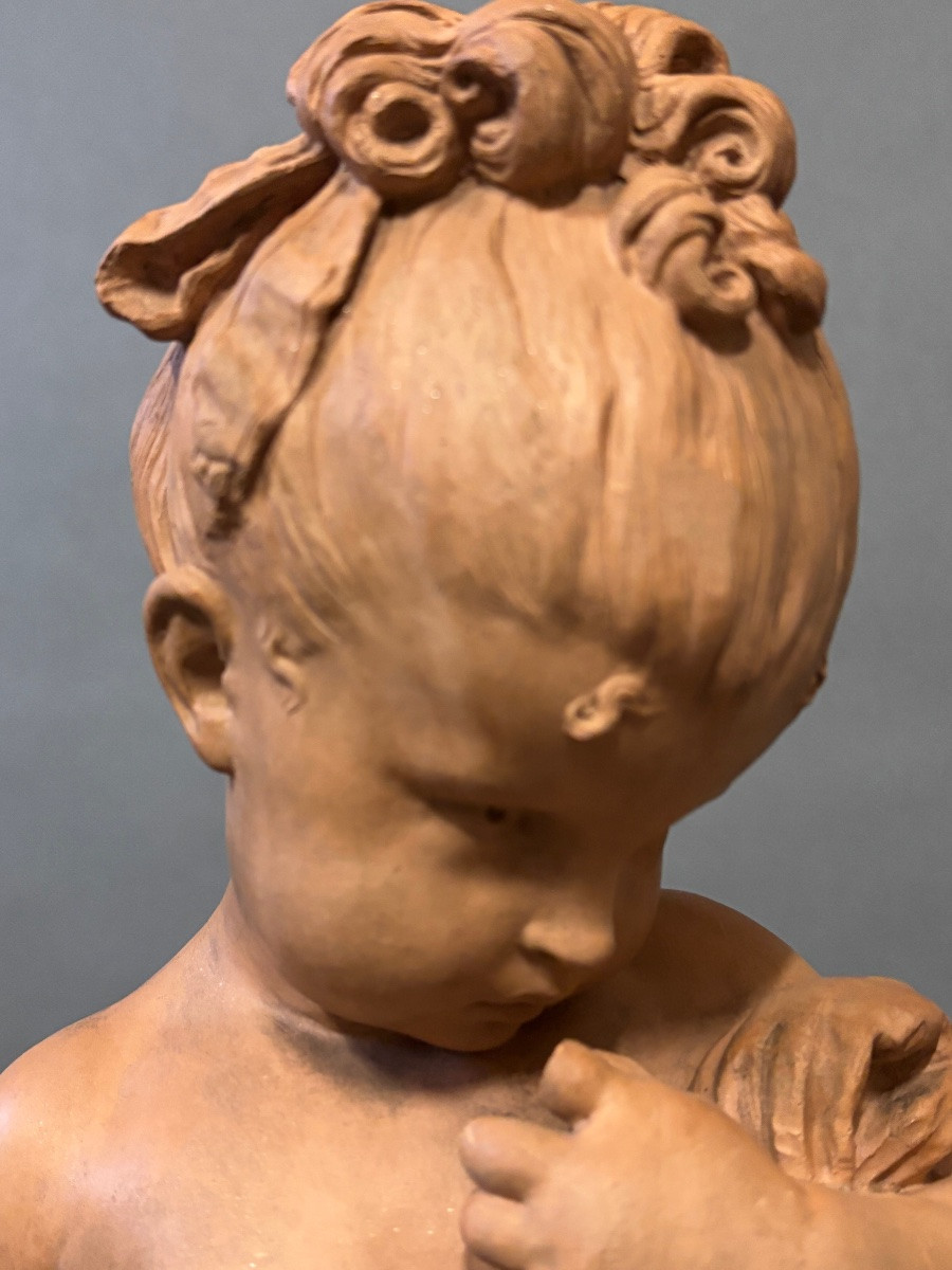 Terracotta By Auguste Moreau.-photo-3