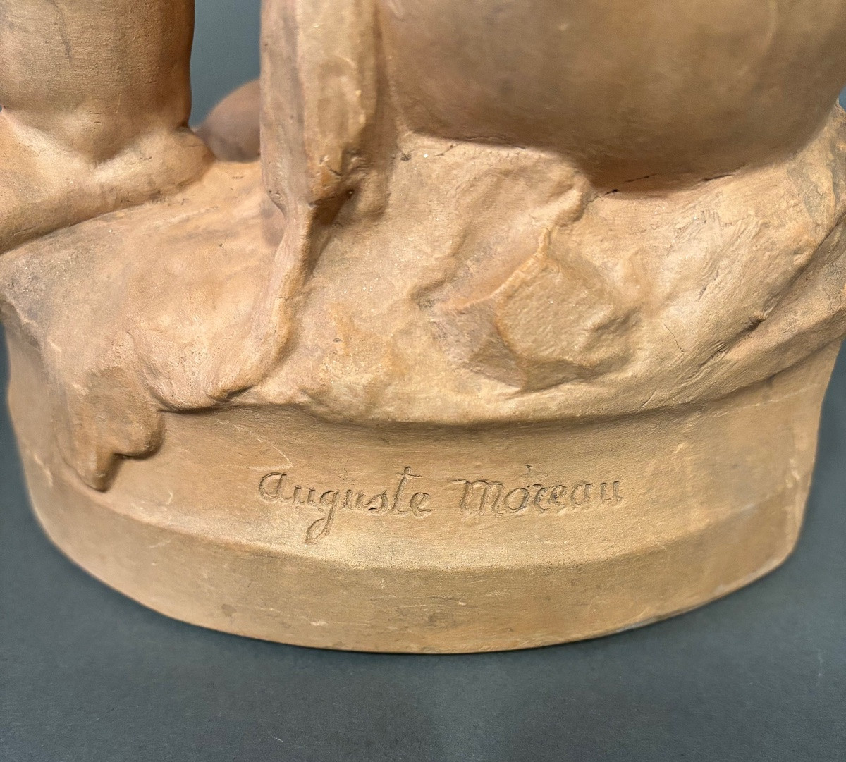 Terracotta By Auguste Moreau.-photo-3