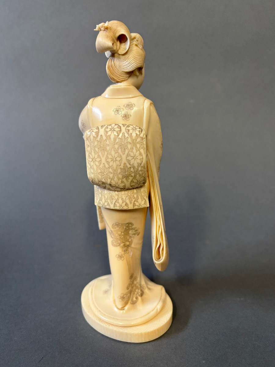 Ivory Sculpture. 19th Century.-photo-1