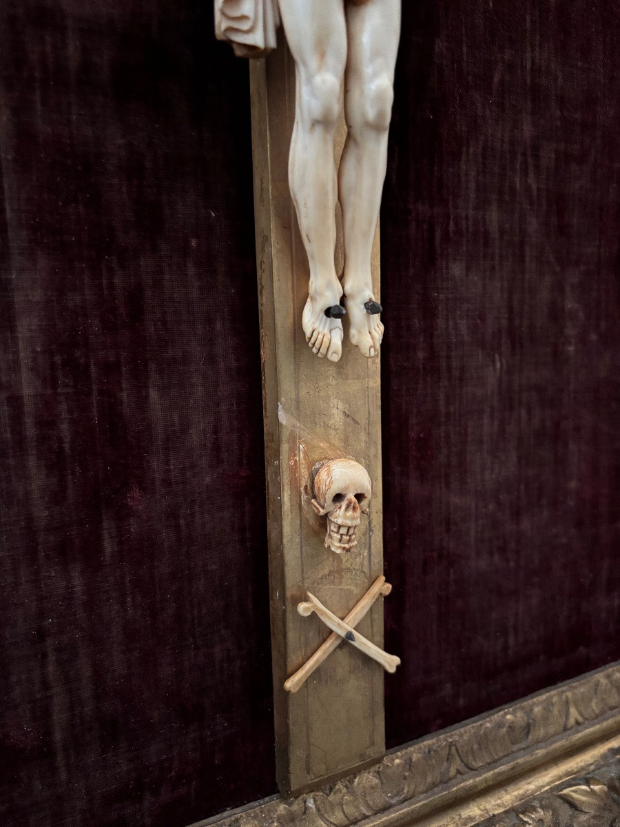 Christ en ivoire. XVIIIe siècle.-photo-2