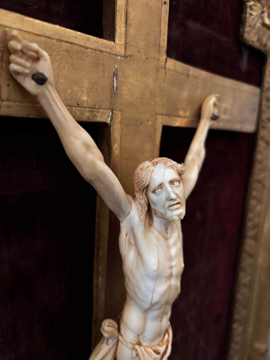 Christ en ivoire. XVIIIe siècle.-photo-3