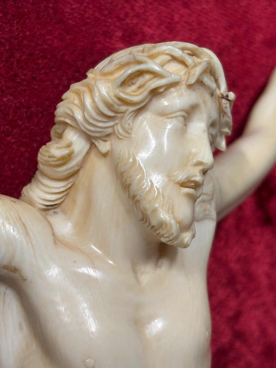 Ivory. Christ, 19th Century.-photo-4