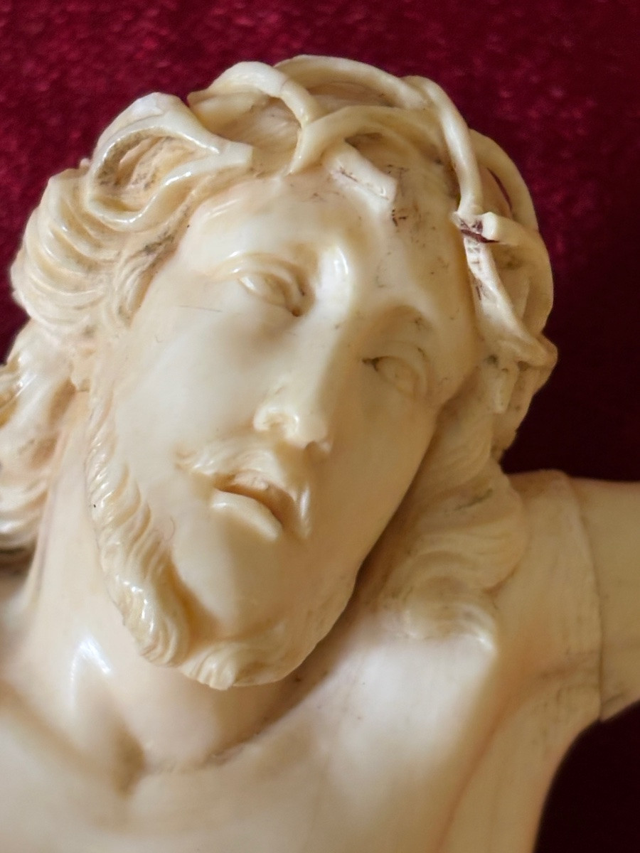 Ivory. Christ, 19th Century.-photo-1