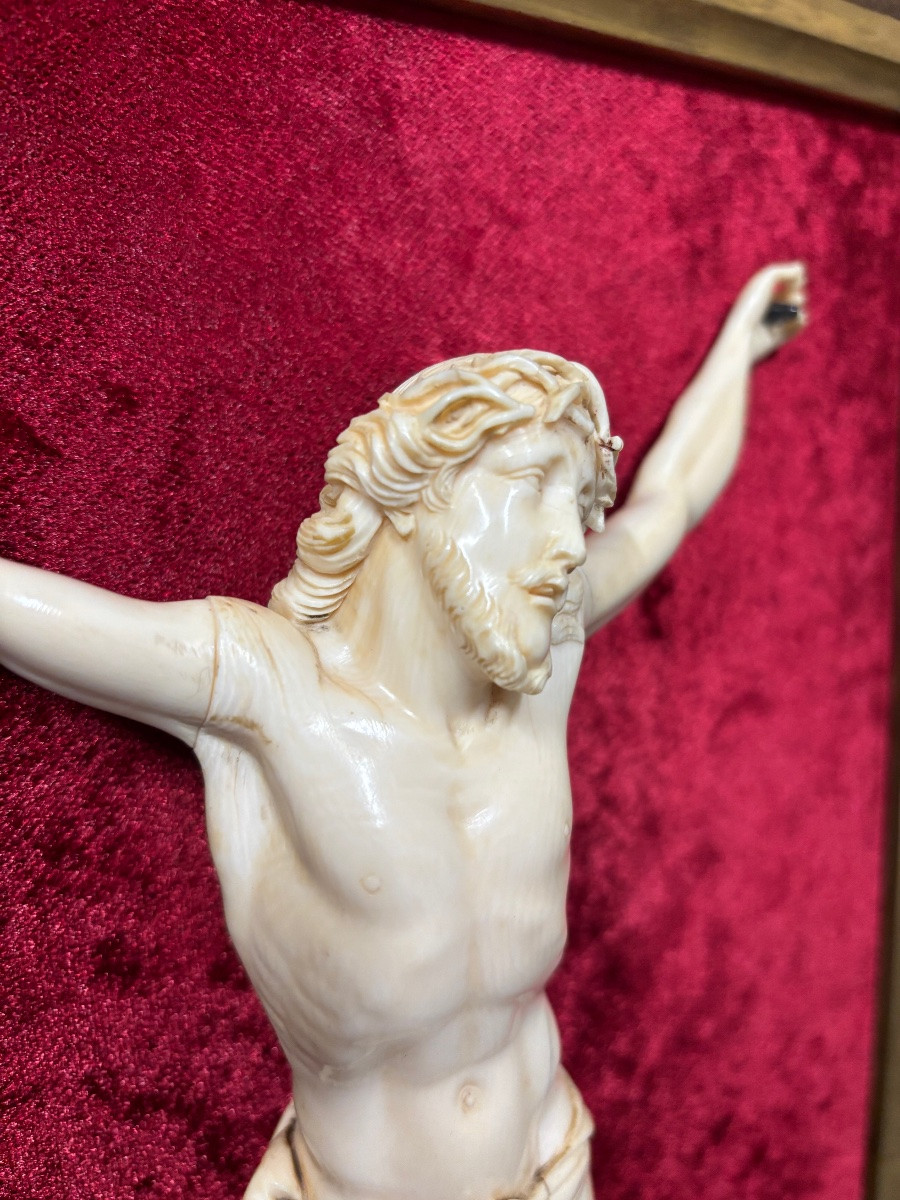 Ivory. Christ, 19th Century.-photo-2