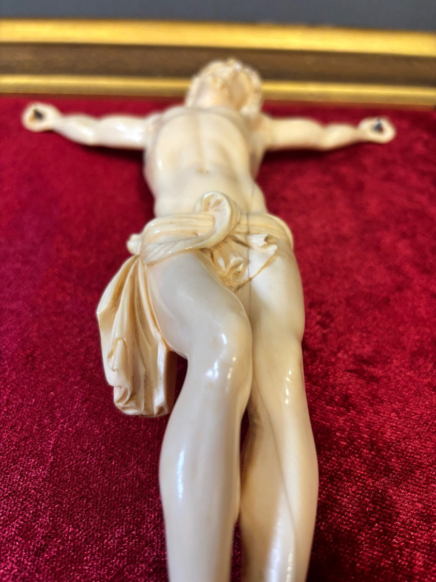 Ivory. Christ, 19th Century.-photo-3