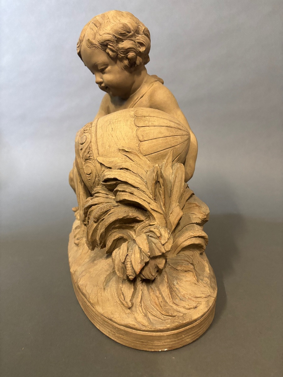 Terracotta Sculpture. Vibert.-photo-1