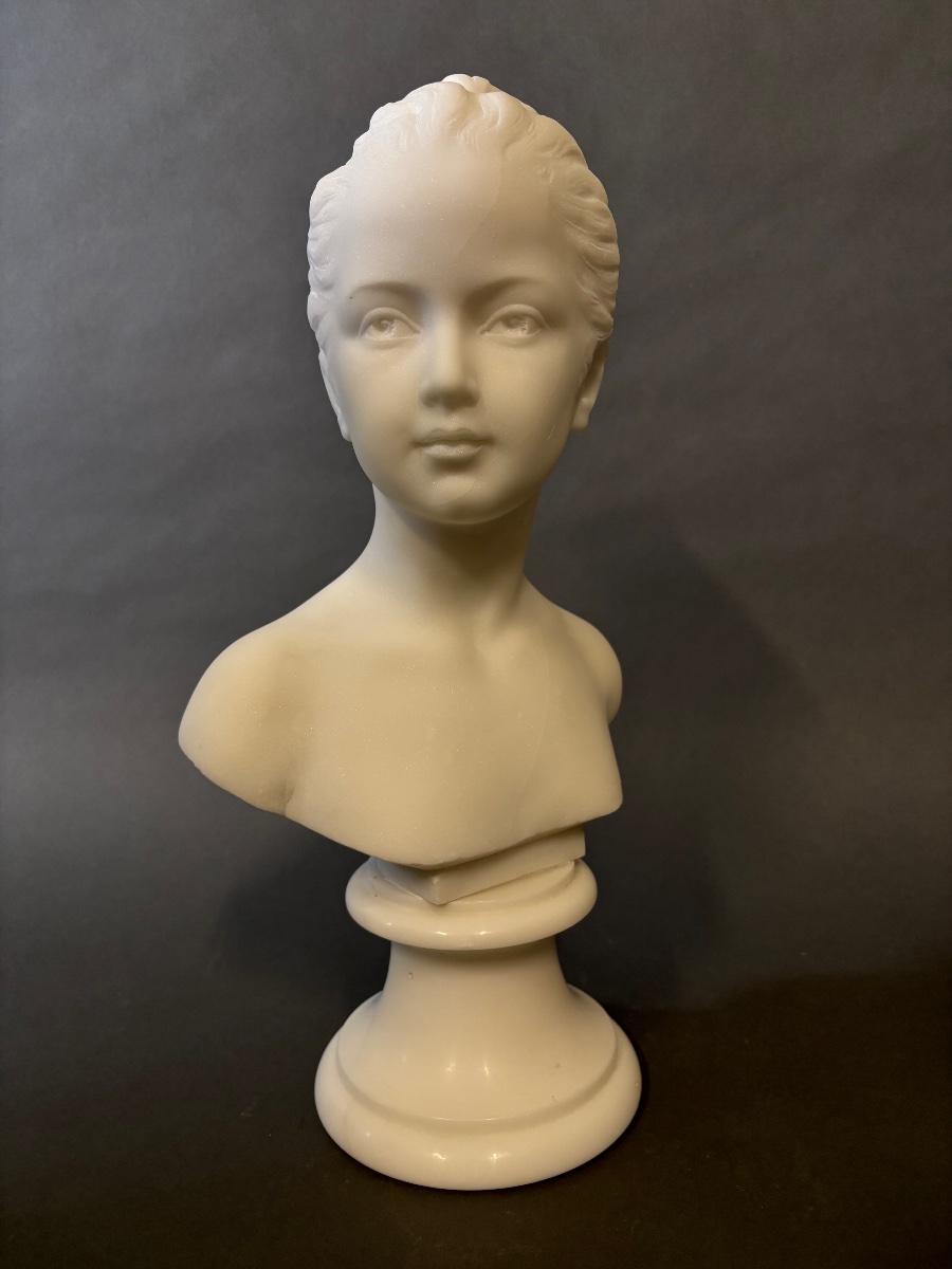 Marble Bust Of The Pugi .italy.-photo-2