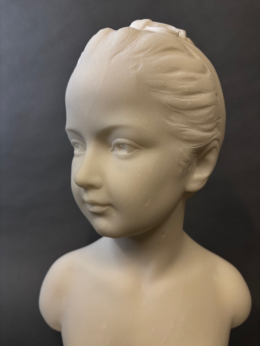 Marble Bust Of The Pugi .italy.-photo-1