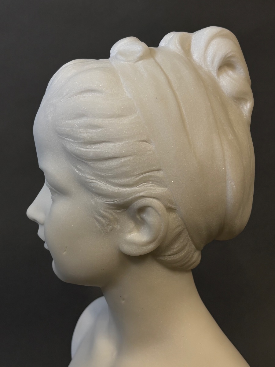 Marble Bust Of The Pugi .italy.-photo-4