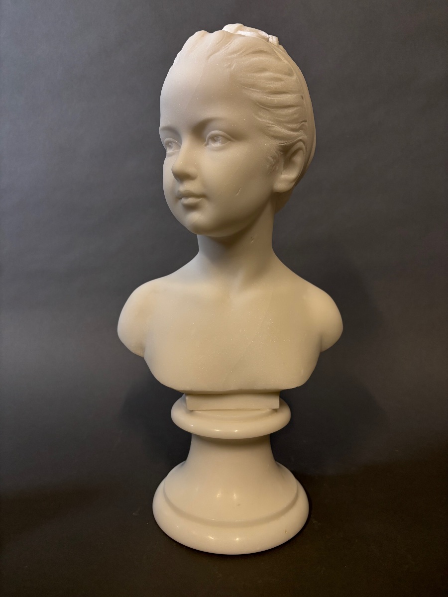 Marble Bust Of The Pugi .italy.