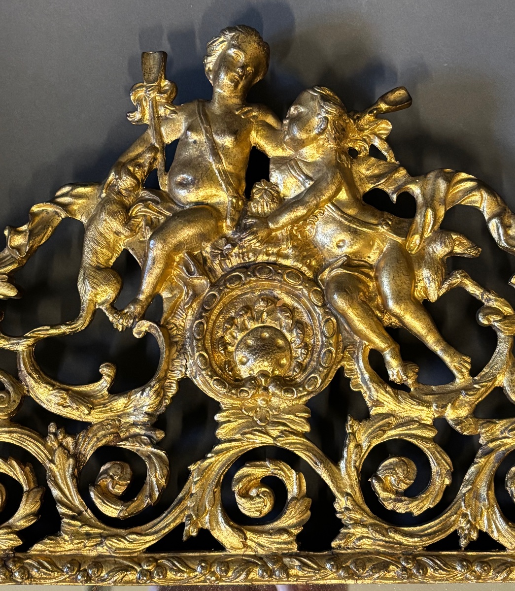 Mirror. Gilt Bronze. 19th Century.-photo-3