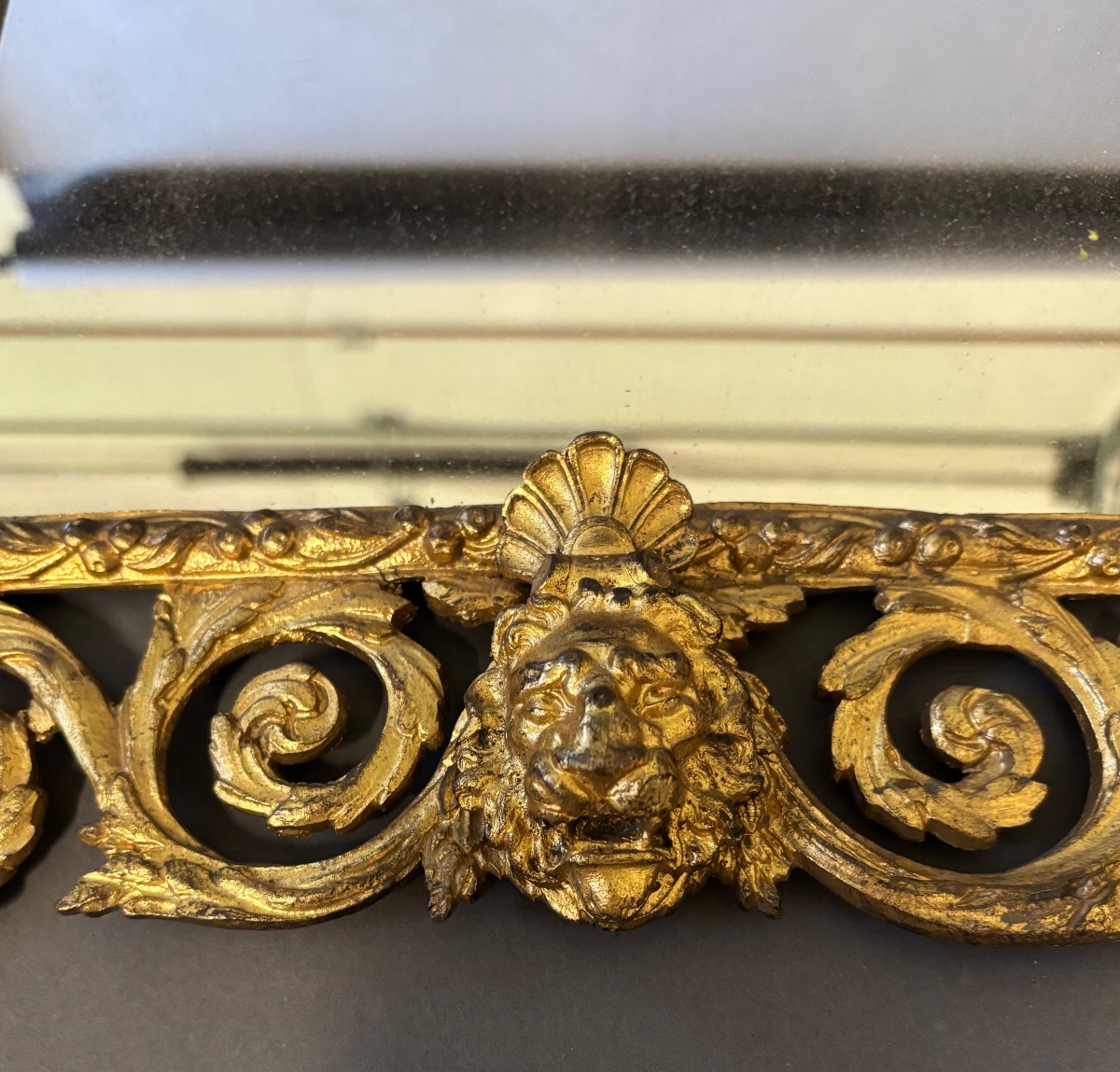 Mirror. Gilt Bronze. 19th Century.-photo-4
