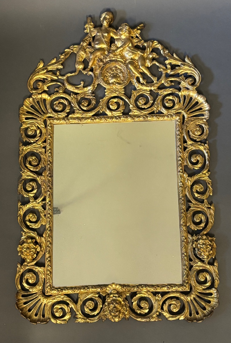 Mirror. Gilt Bronze. 19th Century.-photo-2