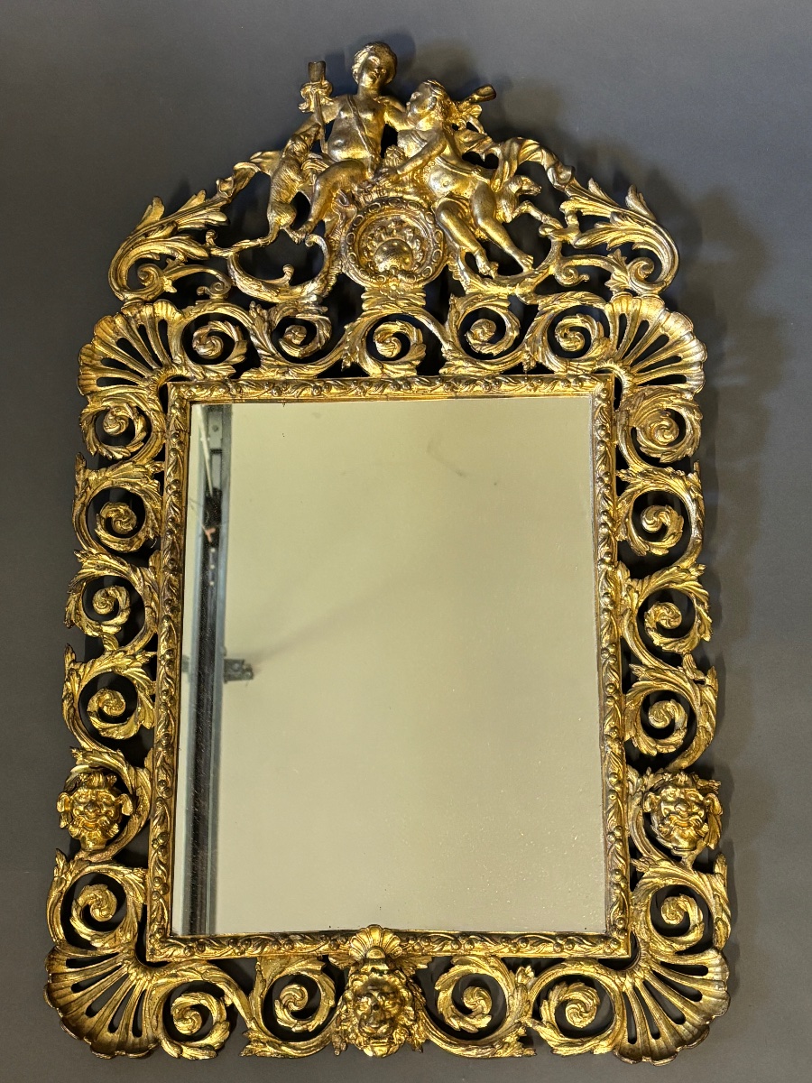 Mirror. Gilt Bronze. 19th Century.