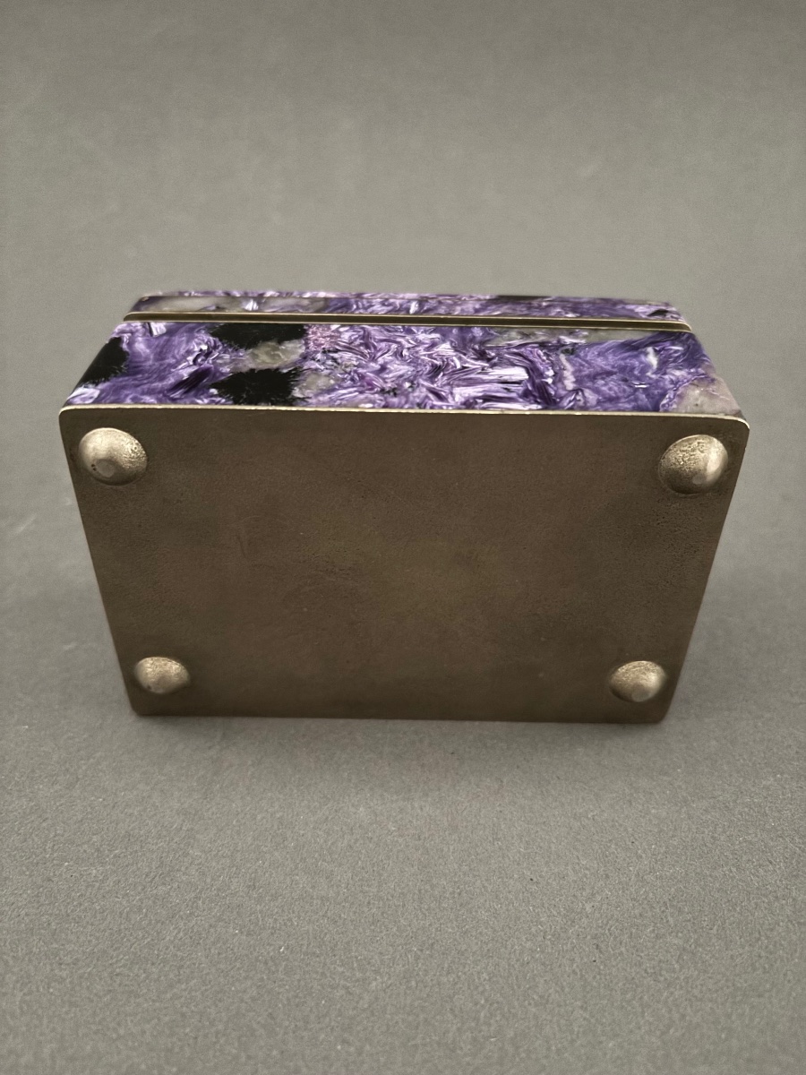 The Box Is Made Of Charoite.-photo-4