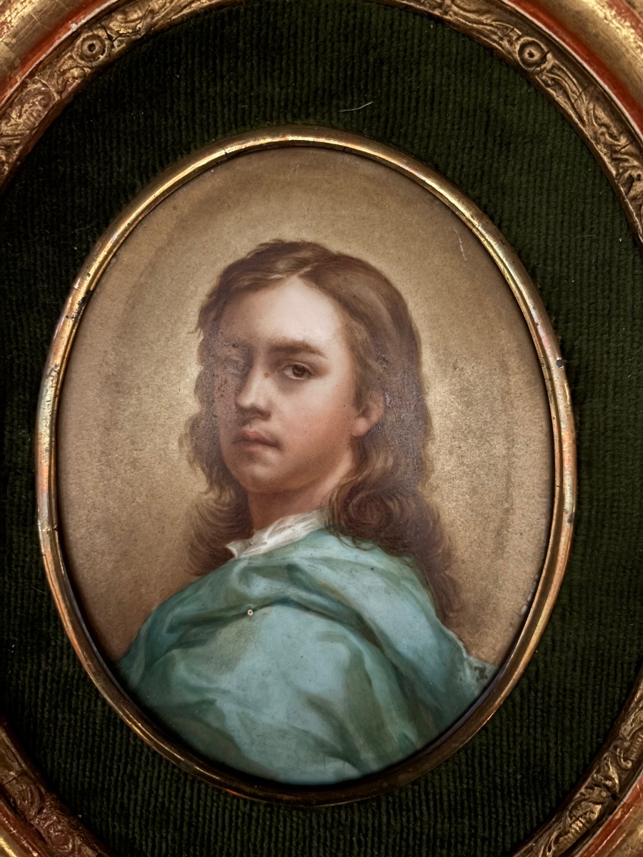 Porcelain Painting. 19th Century.-photo-4