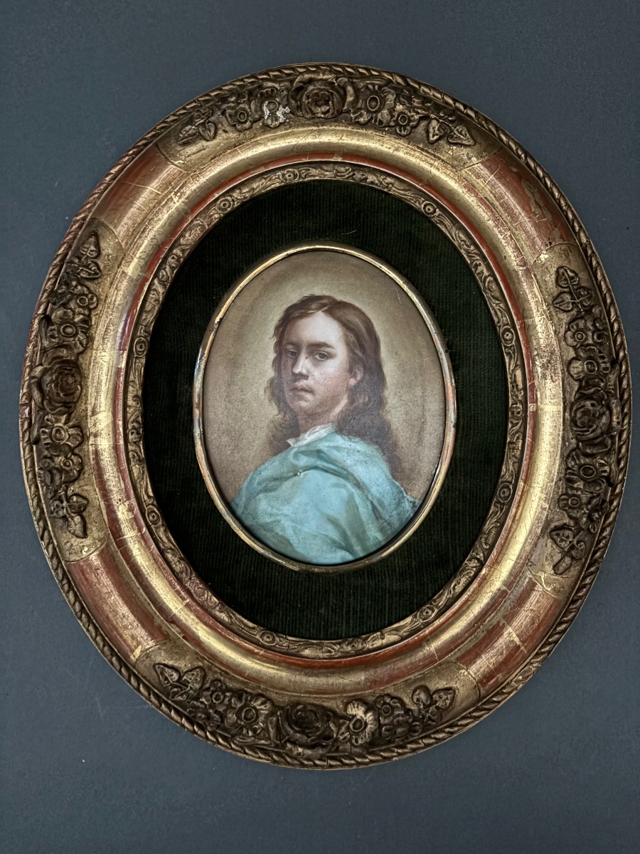 Porcelain Painting. 19th Century.