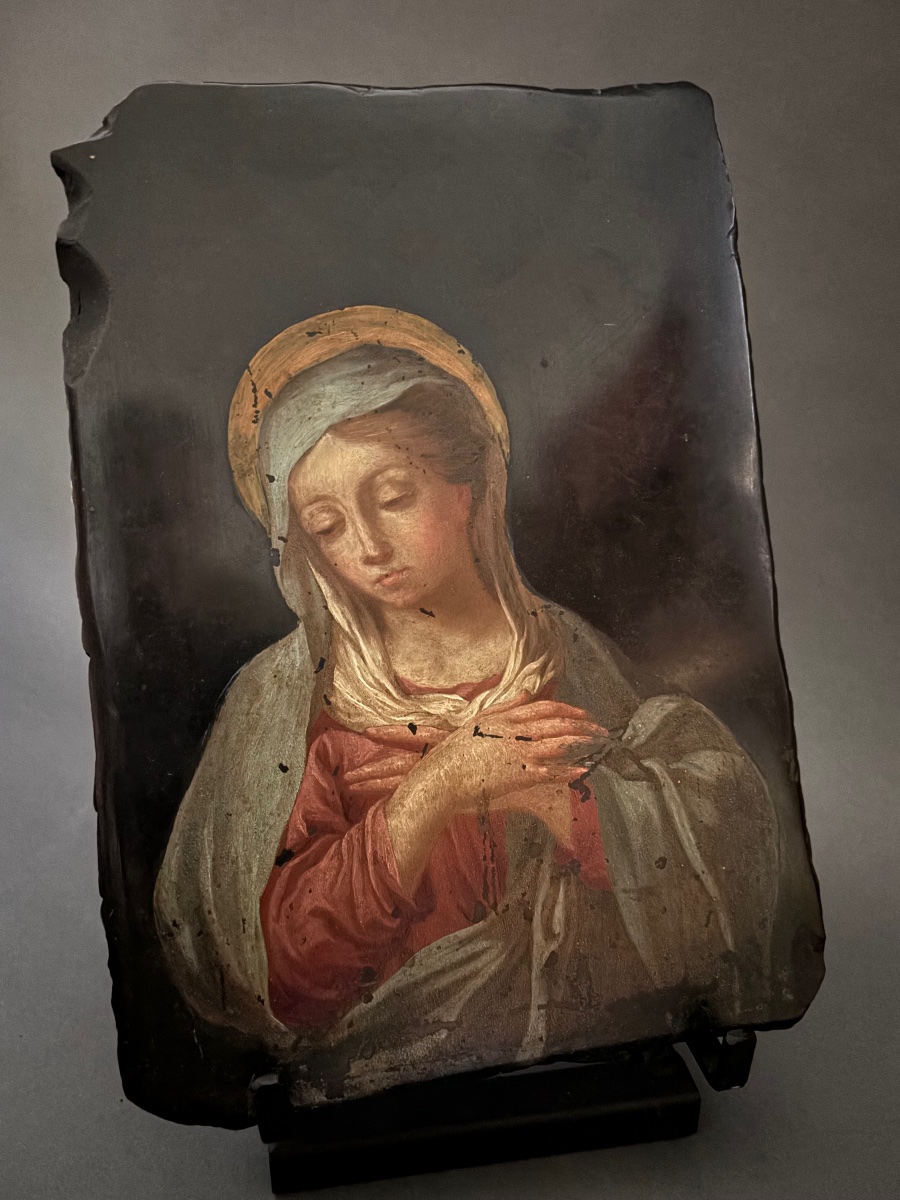 Painting On Marble. 17th–18th Centuries. Italy-photo-1