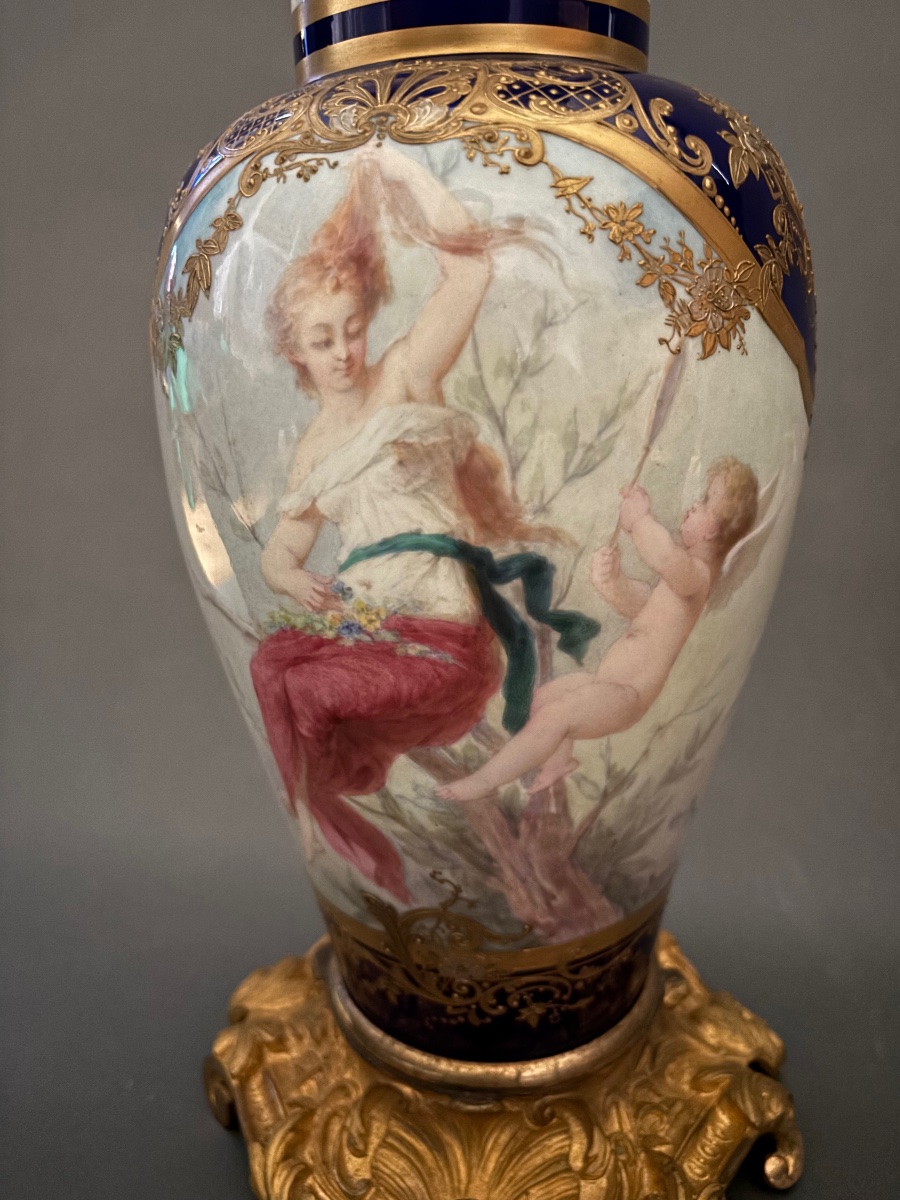Vases en porcelaine. XIXe siècle-photo-1
