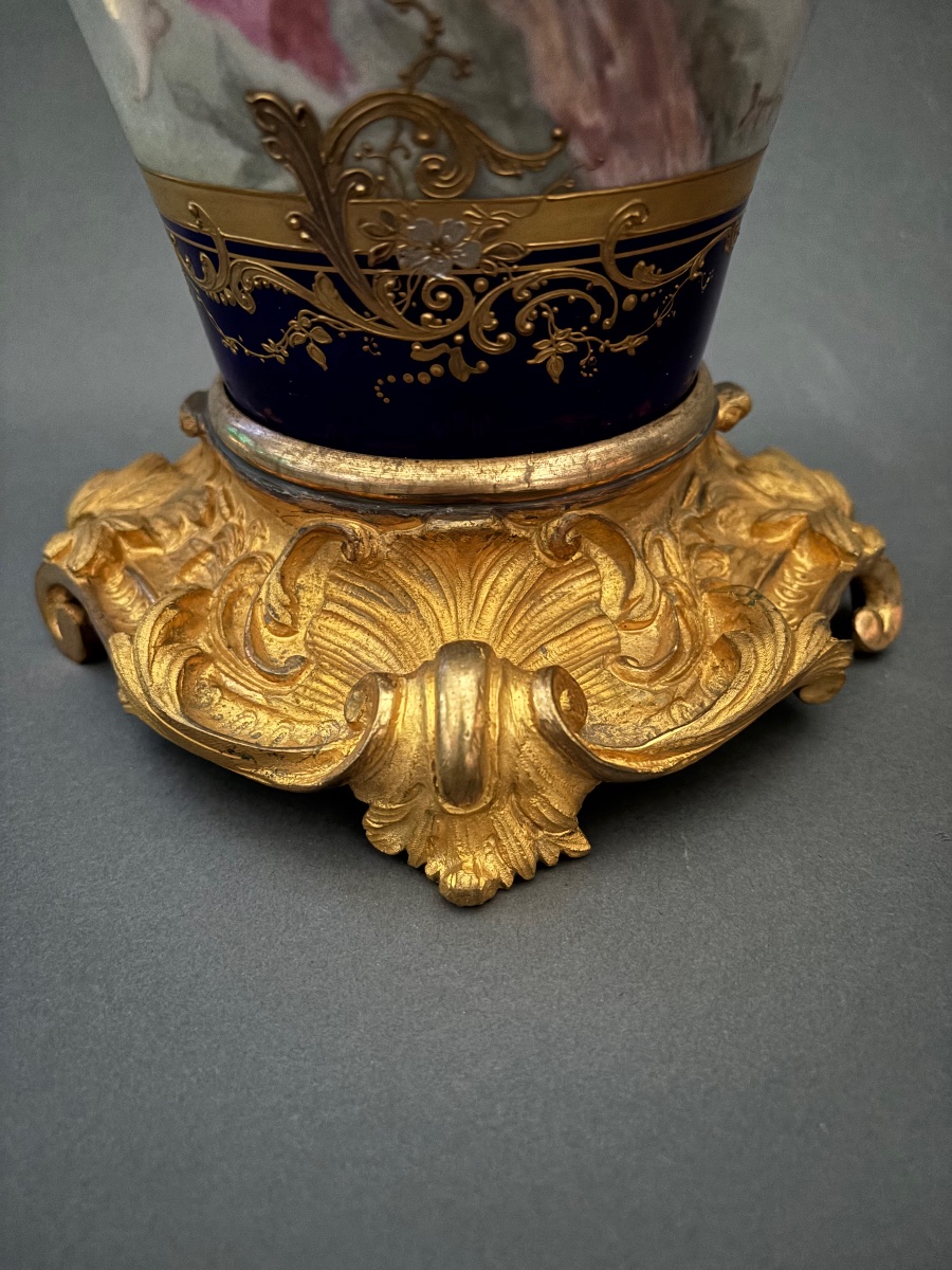 Vases en porcelaine. XIXe siècle-photo-3