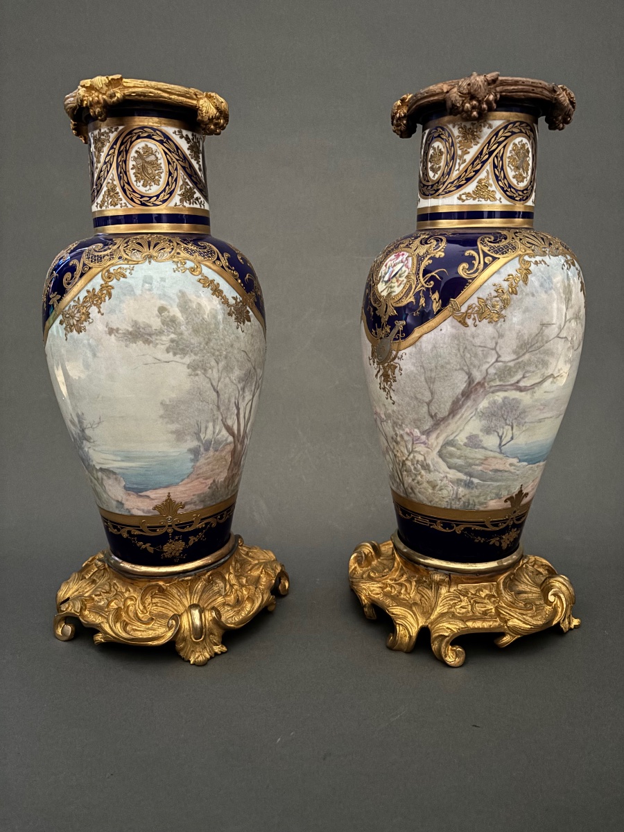 Vases en porcelaine. XIXe siècle-photo-5