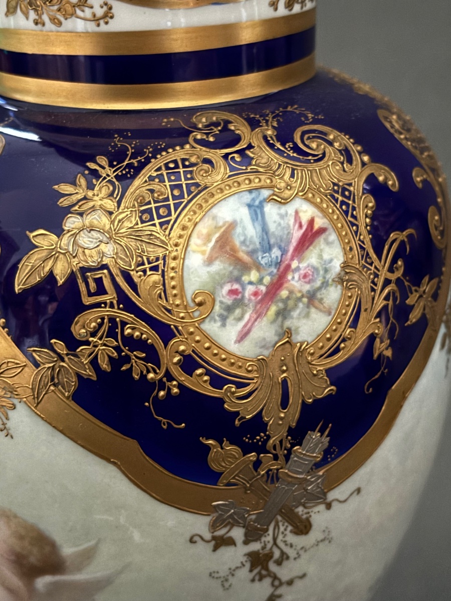 Vases en porcelaine. XIXe siècle-photo-7