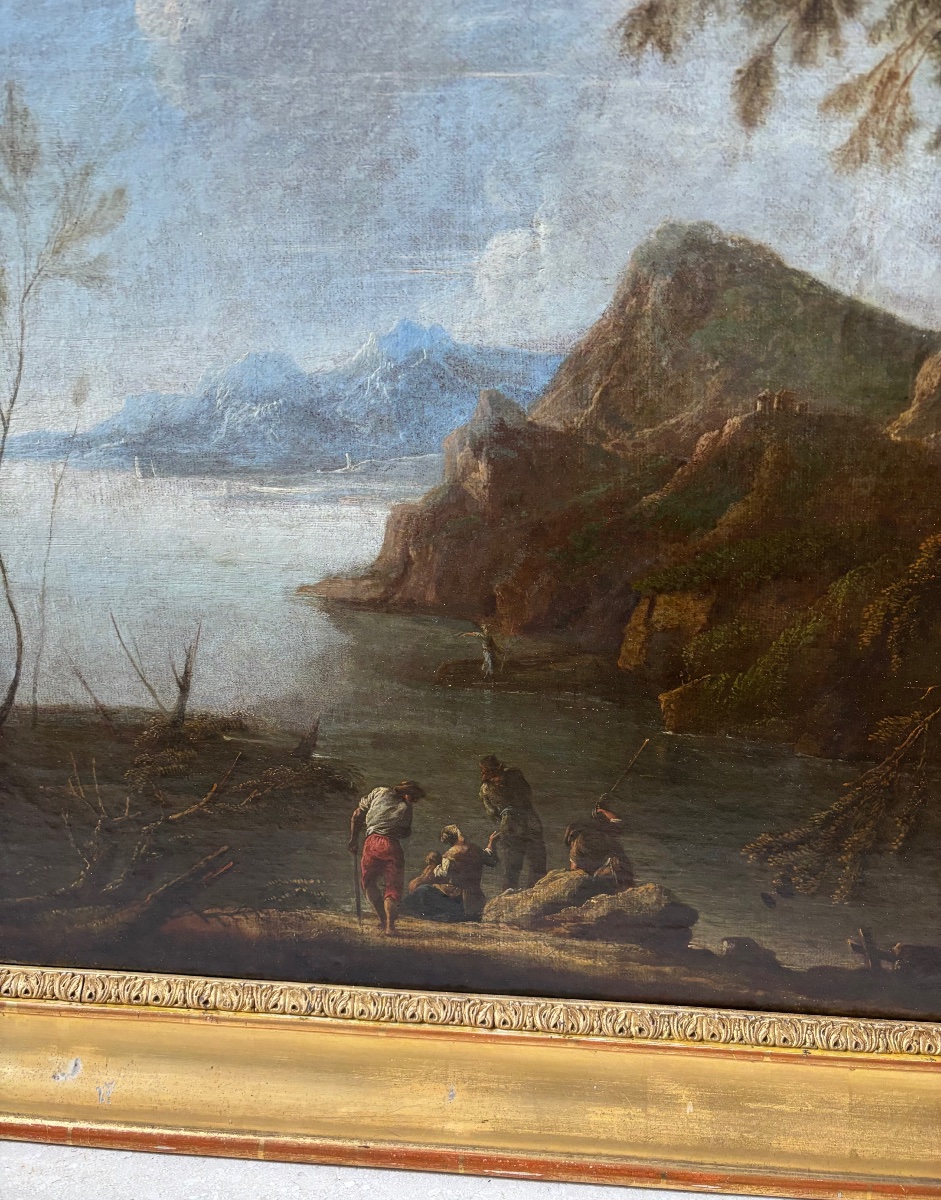 Painting. 17th-century Italy.-photo-1