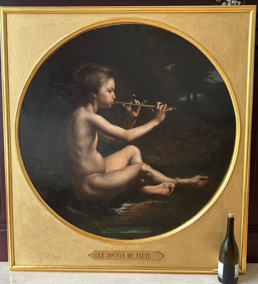 Painting. François Alfred Deloble.-photo-2