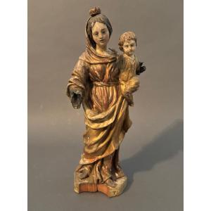 Marie avec l'enfant. XVIIIe siècle.