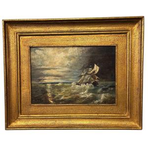 Marine Painting. Jean Debary.