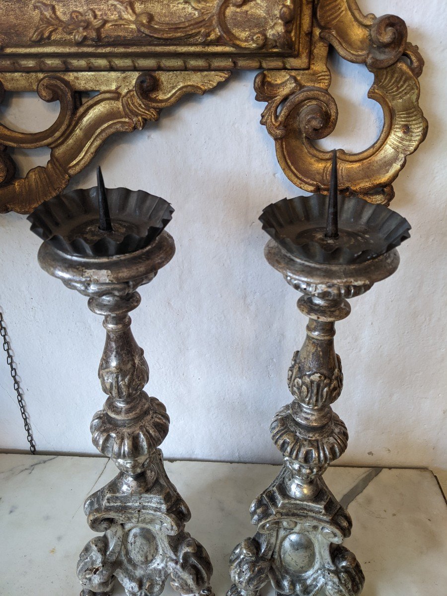 Two Louis XV Candlestick -photo-1