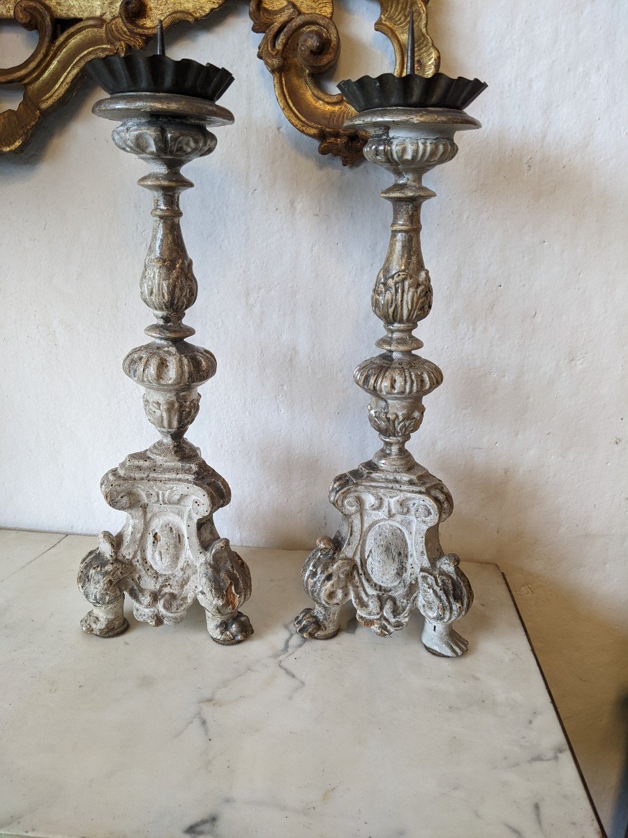 Two Louis XV Candlestick -photo-7