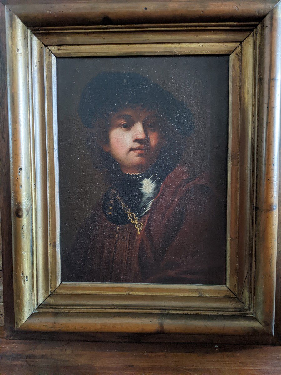 Portrait Du Peintre Rembrandt Van Rijn-photo-4