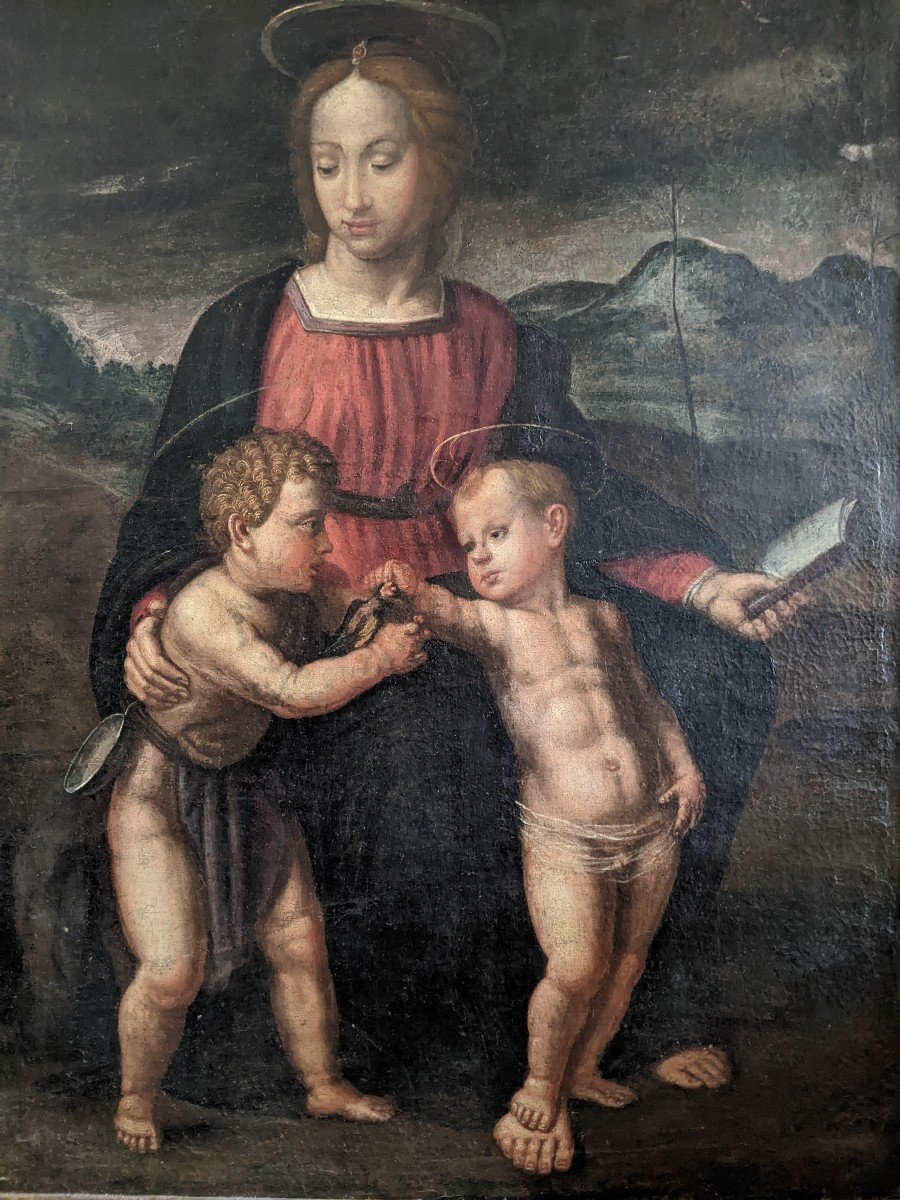 Saint E Vierge, Jésus Et Saint Jean 