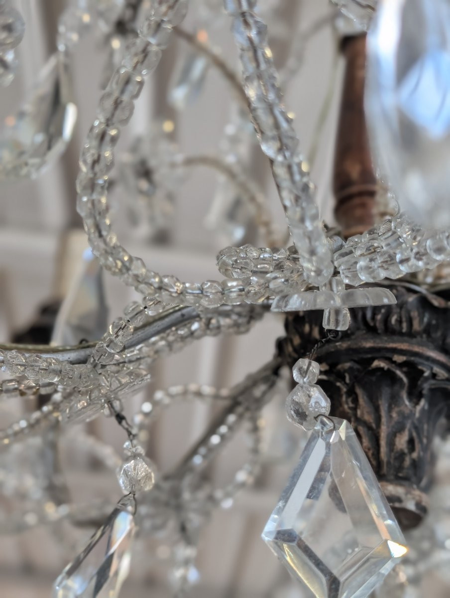 Lustre Génois en Cristal – Fin XIXe Siècle-photo-2