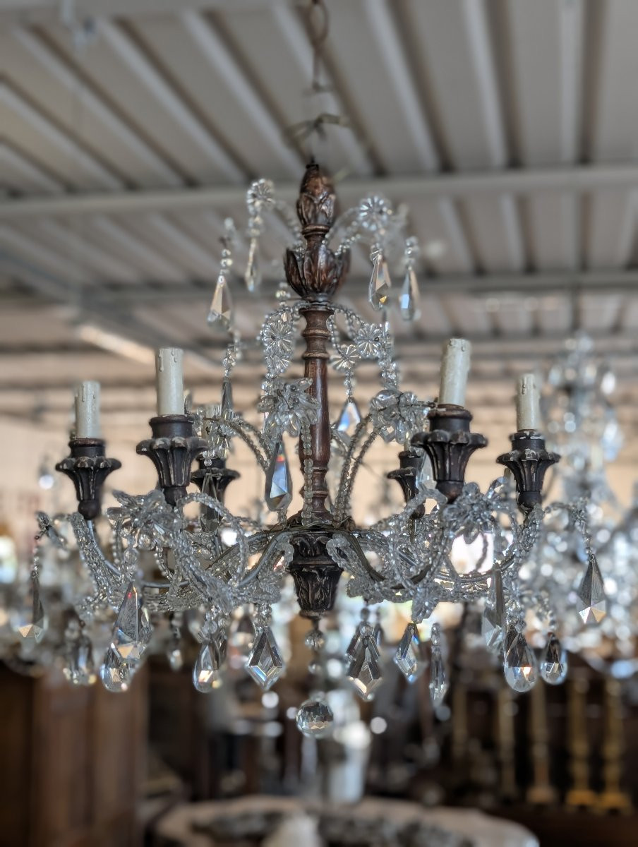 Lustre Génois en Cristal – Fin XIXe Siècle-photo-5