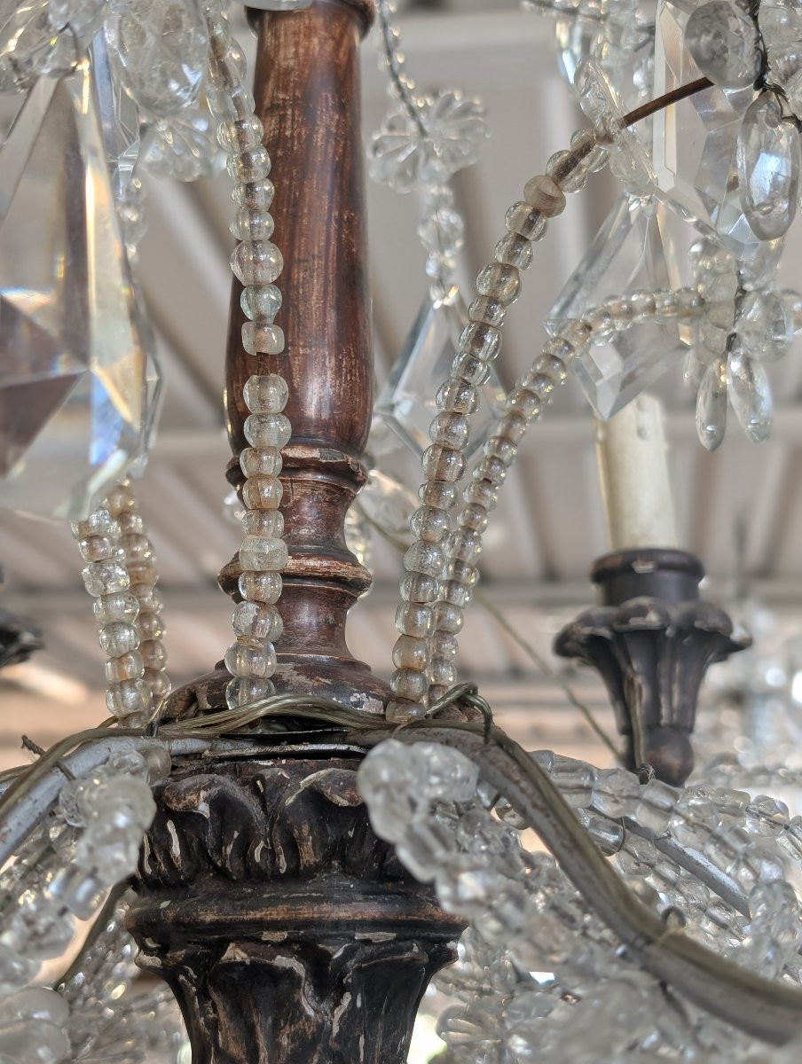 Lustre Génois en Cristal – Fin XIXe Siècle-photo-6